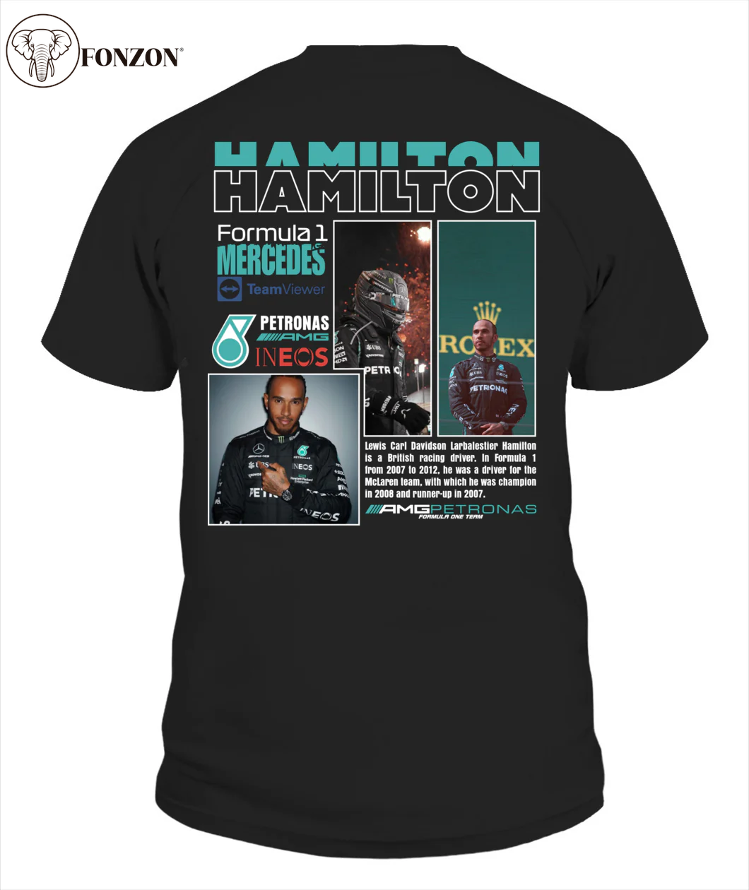 HAMILTON F1 Unisex T-Shirt 